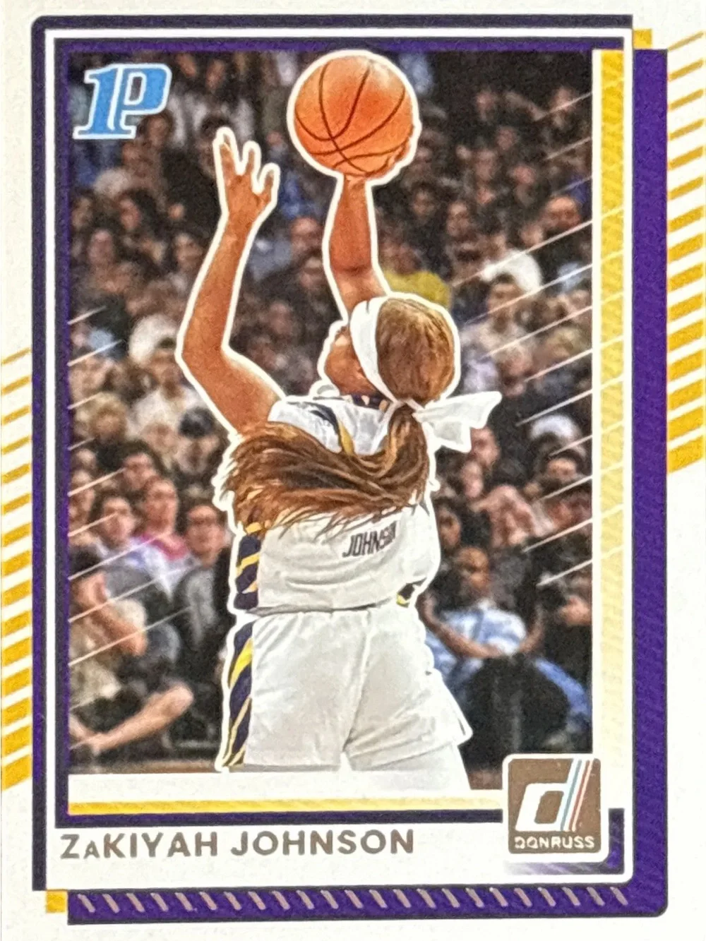 Panini Donruss ZaKiyah Johnson Prospect Basketball Card